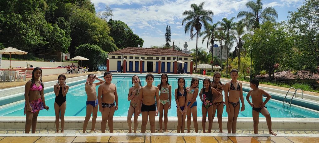 Diversão na piscina!